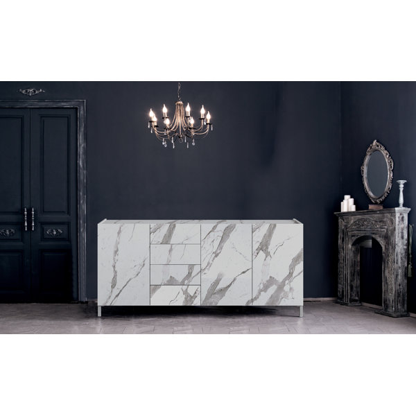 Marble shop sideboard table